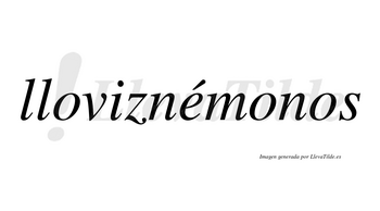 Lloviznémonos  lleva tilde con vocal tónica en la «e»