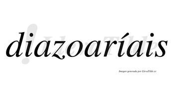 Diazoaríais  lleva tilde con vocal tónica en la segunda «i»