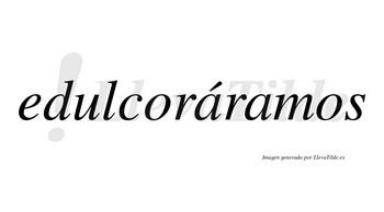 Edulcoráramos  lleva tilde con vocal tónica en la primera «a»