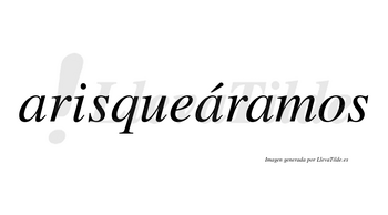 Arisqueáramos  lleva tilde con vocal tónica en la segunda «a»