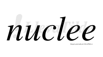 Nuclee  no lleva tilde con vocal tónica en la primera «e»