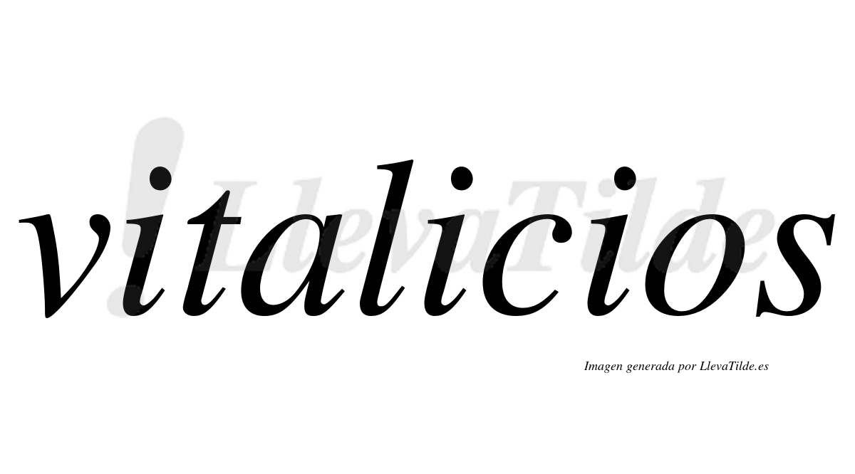¿Lleva tilde vitalicios? | LlevaTilde.es