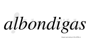 Albondigas no lleva tilde con vocal tónica en la «i»