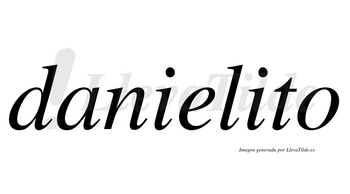 Danielito  no lleva tilde con vocal tónica en la segunda «i»