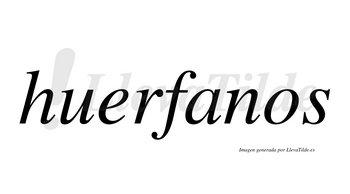 Huerfanos  no lleva tilde con vocal tónica en la «a»
