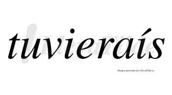 Tuvieraís lleva tilde con vocal tónica en la segunda «i»