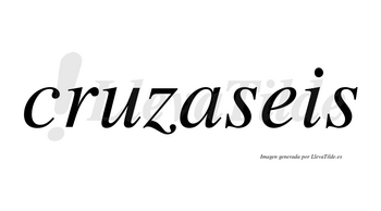 Cruzaseis no lleva tilde con vocal tónica en la «a»