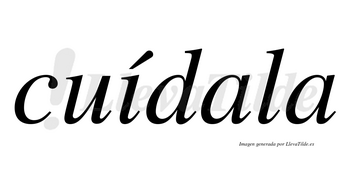 Cuídala  lleva tilde con vocal tónica en la «i»