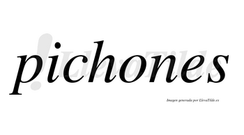 Pichones  no lleva tilde con vocal tónica en la «o»