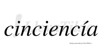 Cinciencía  lleva tilde con vocal tónica en la tercera «i»