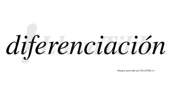 Diferenciación  lleva tilde con vocal tónica en la «o»