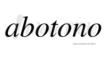 Abotono  no lleva tilde con vocal tónica en la segunda «o»