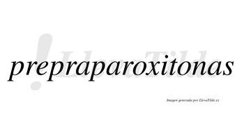 Prepraparoxitonas  no lleva tilde con vocal tónica en la segunda «o»