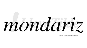 Mondariz no lleva tilde con vocal tónica en la «i»