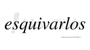 Esquivarlos no lleva tilde con vocal tónica en la «a»