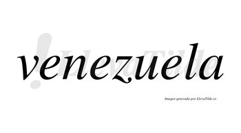 Venezuela  no lleva tilde con vocal tónica en la tercera «e»