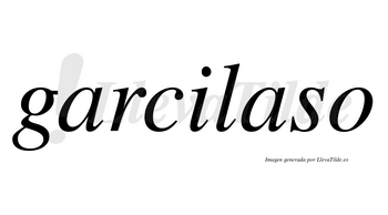 Garcilaso  no lleva tilde con vocal tónica en la segunda «a»