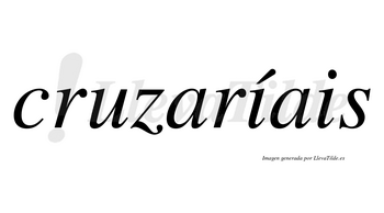 Cruzaríais  lleva tilde con vocal tónica en la primera «i»