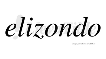 Elizondo  no lleva tilde con vocal tónica en la primera «o»