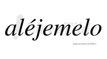 Aléjemelo lleva tilde con vocal tónica en la primera «e»