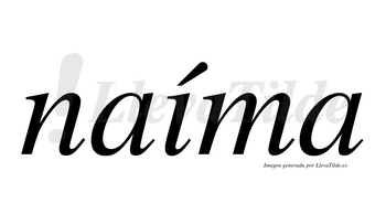 Naíma  lleva tilde con vocal tónica en la «i»