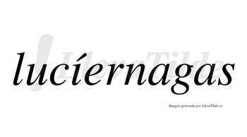 Lucíernagas  lleva tilde con vocal tónica en la «i»