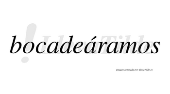 Bocadeáramos  lleva tilde con vocal tónica en la segunda «a»