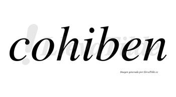 Cohiben no lleva tilde con vocal tónica en la «o»