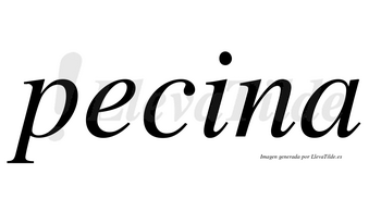 Pecina no lleva tilde con vocal tónica en la «i»