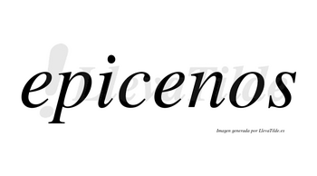 Epicenos no lleva tilde con vocal tónica en la segunda «e»