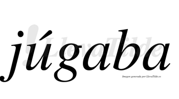 Júgaba  lleva tilde con vocal tónica en la «u»