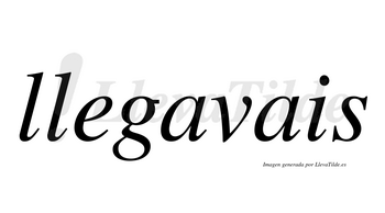 Llegavais  no lleva tilde con vocal tónica en la primera «a»
