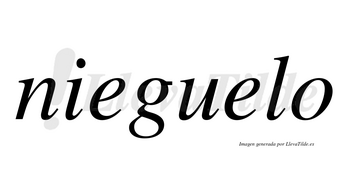 Nieguelo no lleva tilde con vocal tónica en la segunda «e»