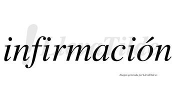 Infirmación  lleva tilde con vocal tónica en la «o»