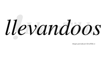 Llevandoos no lleva tilde con vocal tónica en la primera «o»