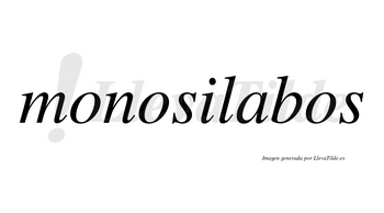 Monosilabos no lleva tilde con vocal tónica en la «a»