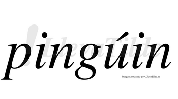 Pingúin  lleva tilde con vocal tónica en la «u»