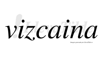 Vizcaina no lleva tilde con vocal tónica en la primera «a»