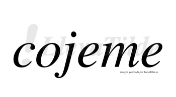Cojeme no lleva tilde con vocal tónica en la primera «e»