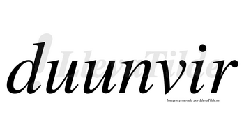 Duunvir no lleva tilde con vocal tónica en la «i»