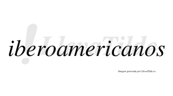 Iberoamericanos  no lleva tilde con vocal tónica en la segunda «a»