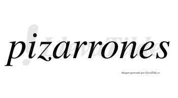 Pizarrones  no lleva tilde con vocal tónica en la «o»