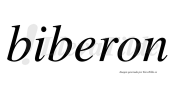 Biberon no lleva tilde con vocal tónica en la «e»