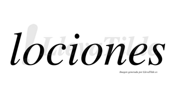 Lociones  no lleva tilde con vocal tónica en la segunda «o»