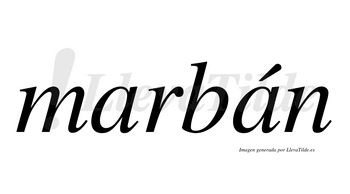 Marban Language ¿Lleva tilde marbán? | LlevaTilde.es