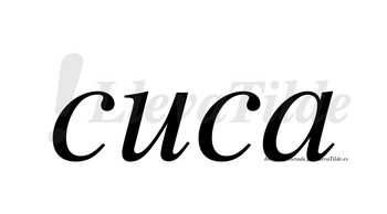 Cuca  no lleva tilde con vocal tónica en la «u»