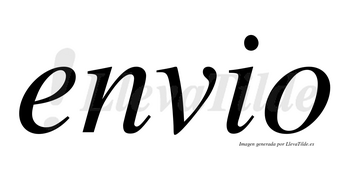 Envio no lleva tilde con vocal tónica en la «e»
