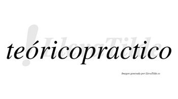 Teóricopractico lleva tilde con vocal tónica en la primera «o»