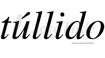 Túllido  lleva tilde con vocal tónica en la «u»