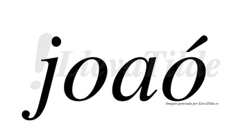 Joaó  lleva tilde con vocal tónica en la segunda «o»